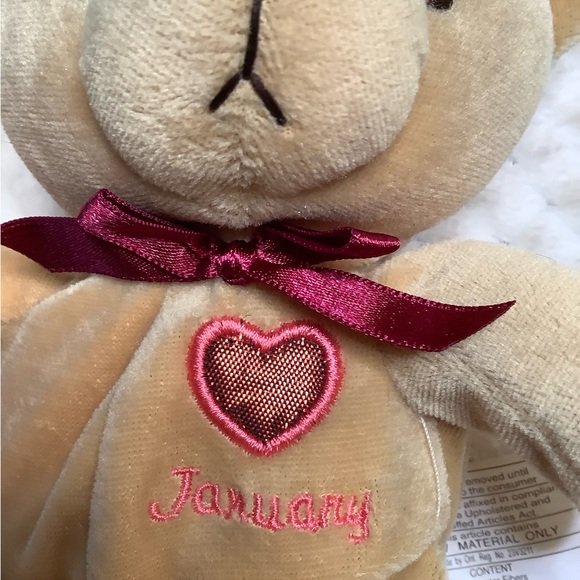 Cherished Teddy Plush January Bear Stuffed Animal Toy - Picture 9 of 12